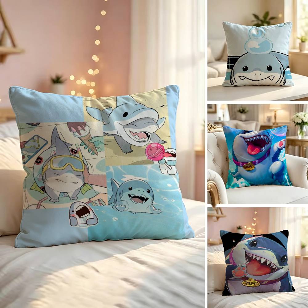 Home Landing Textiles - J-Jeff The Land Shark Pillow Case