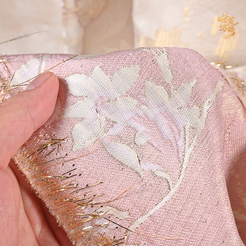 Chinese-style pink gold large  - Home Textiles Designer ulasan dan harga