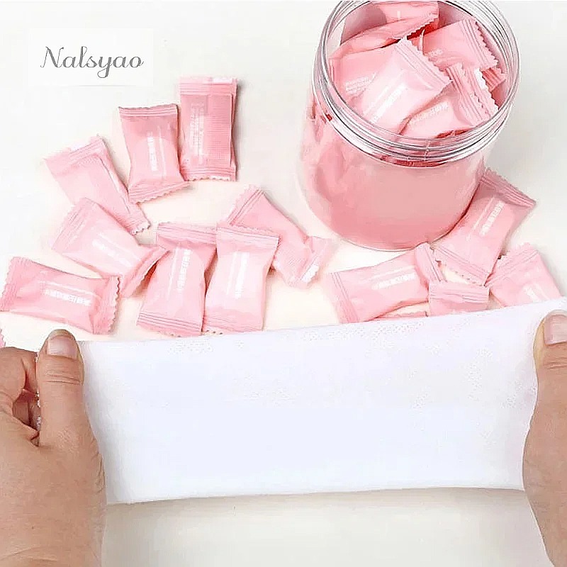 50pcs Compressed Towel Travel  - Home Textiles Face Towel ulasan dan harga