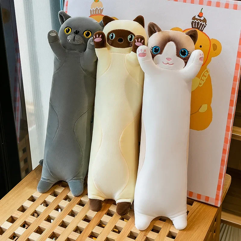 50~110cm Squishy Cat Long Doll - Bolster Pillow Long ulasan dan harga