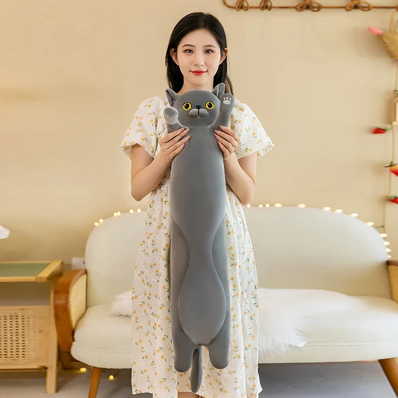 50~110cm Squishy Cat Long Doll - Bolster Pillow Long ulasan dan harga