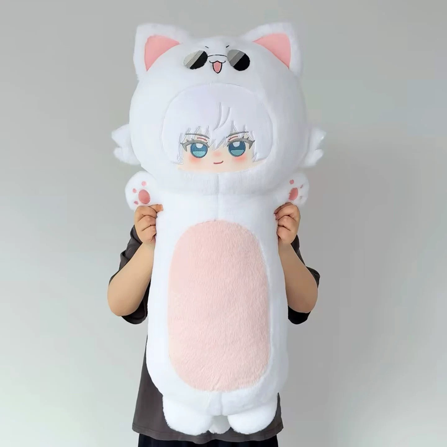 Soft Fluffy Jujutsu Kaisen Cat - Bolster Pillow Long ulasan dan harga