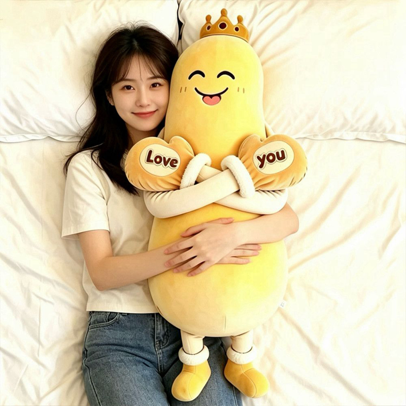 80CM Soft Mango Eggplant Plush - Bolster Pillow Long ulasan dan harga