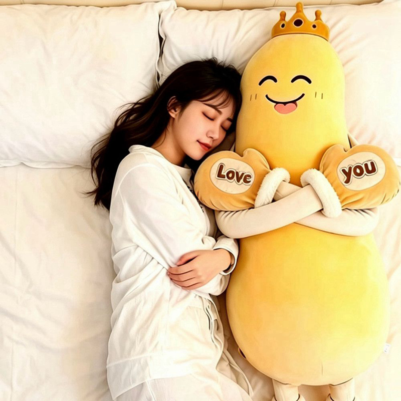 80CM Soft Mango Eggplant Plush - Bolster Pillow Long ulasan dan harga