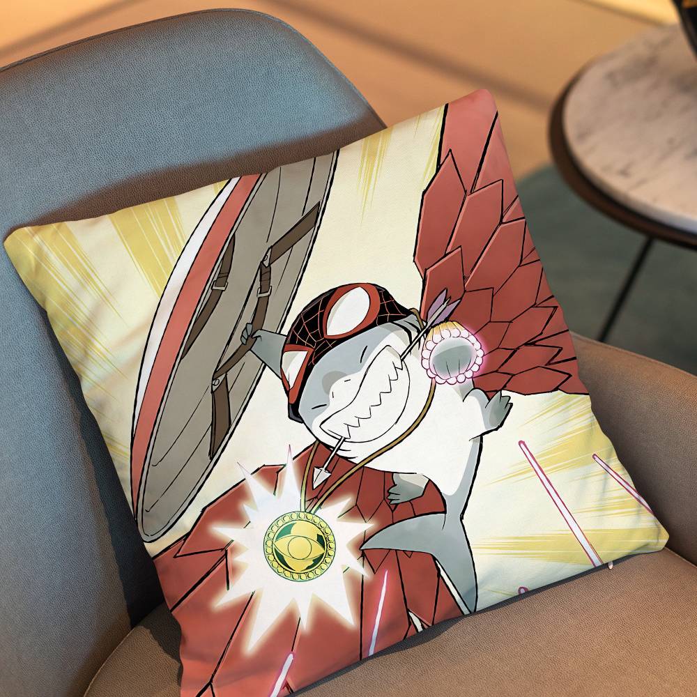Land Shark cute Jeff Pillow Ca - Home Landing Textiles ulasan dan harga