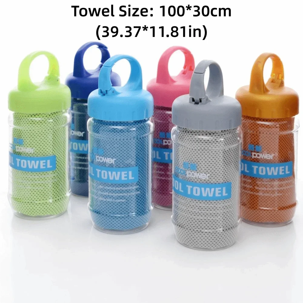 Quick Dry Cooling Towel With P - Home Textiles Face Towel ulasan dan harga