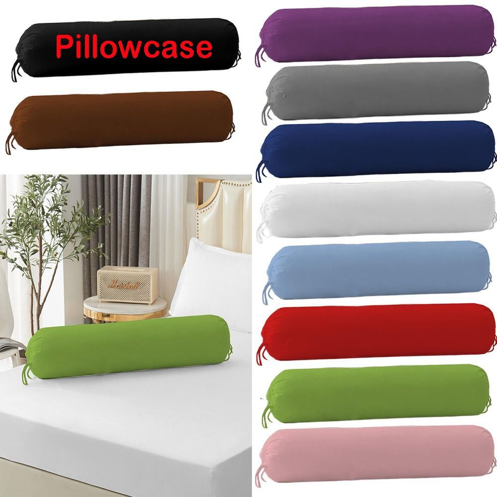 Solid Color Long Cylindrical P - Bolster Pillow Long ulasan dan harga