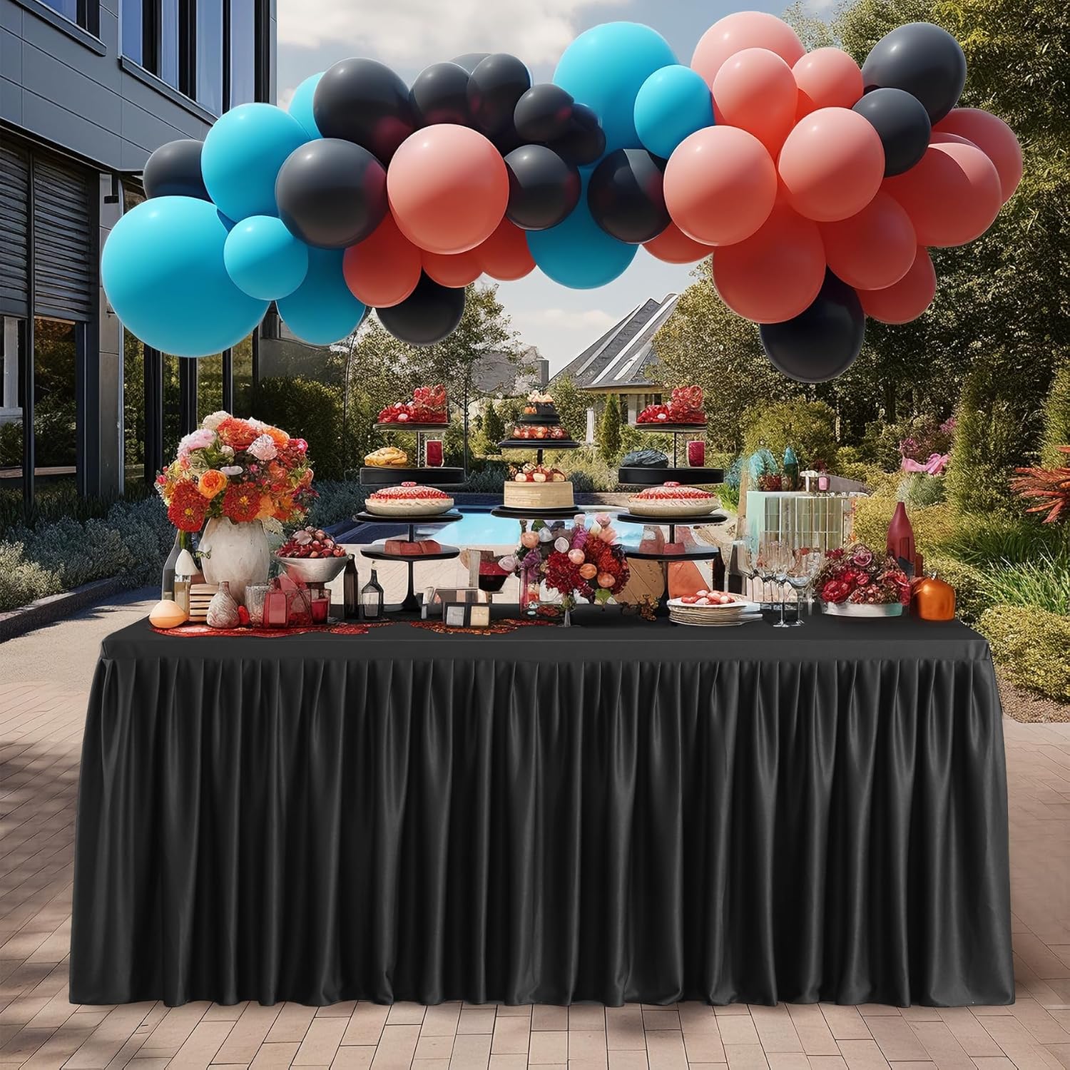 Table Skirt Conference Room Ta - Home Textiles Exhibition ulasan dan harga