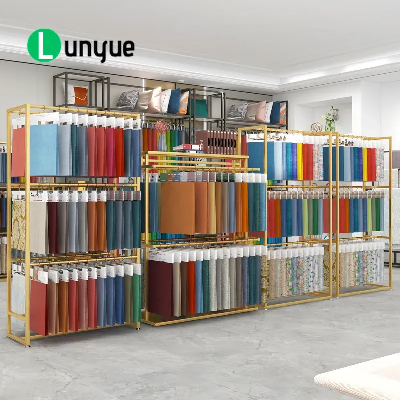 Multi Layer Silk Scarf Display - Home Textiles Exhibition ulasan dan harga