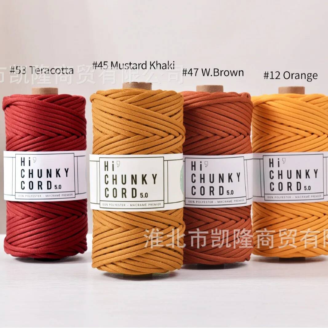 Soft Polyester Chunky Cord 5mm - Home Textiles Consultant ulasan dan harga