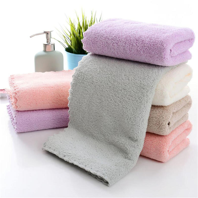 Soft Towel Bath Washing Cleani - Home Textiles Face Towel ulasan dan harga