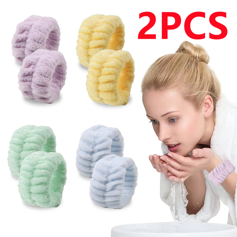 2PCS Reusable Spa Wrist Washba - Home Textiles Face Towel ulasan dan harga
