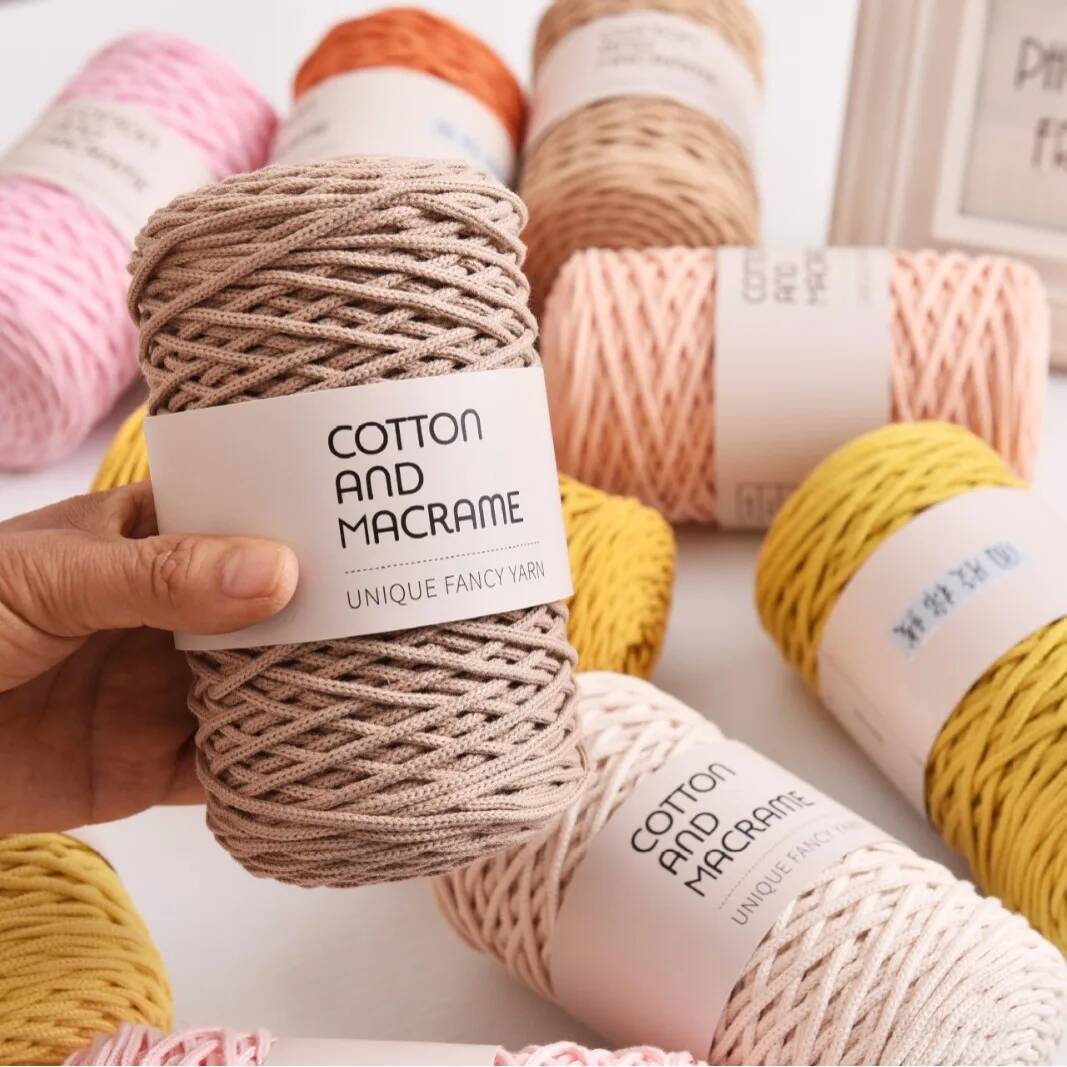 200g Pure Cotton Yarn,110m 3mm - Home Textiles Consultant ulasan dan harga