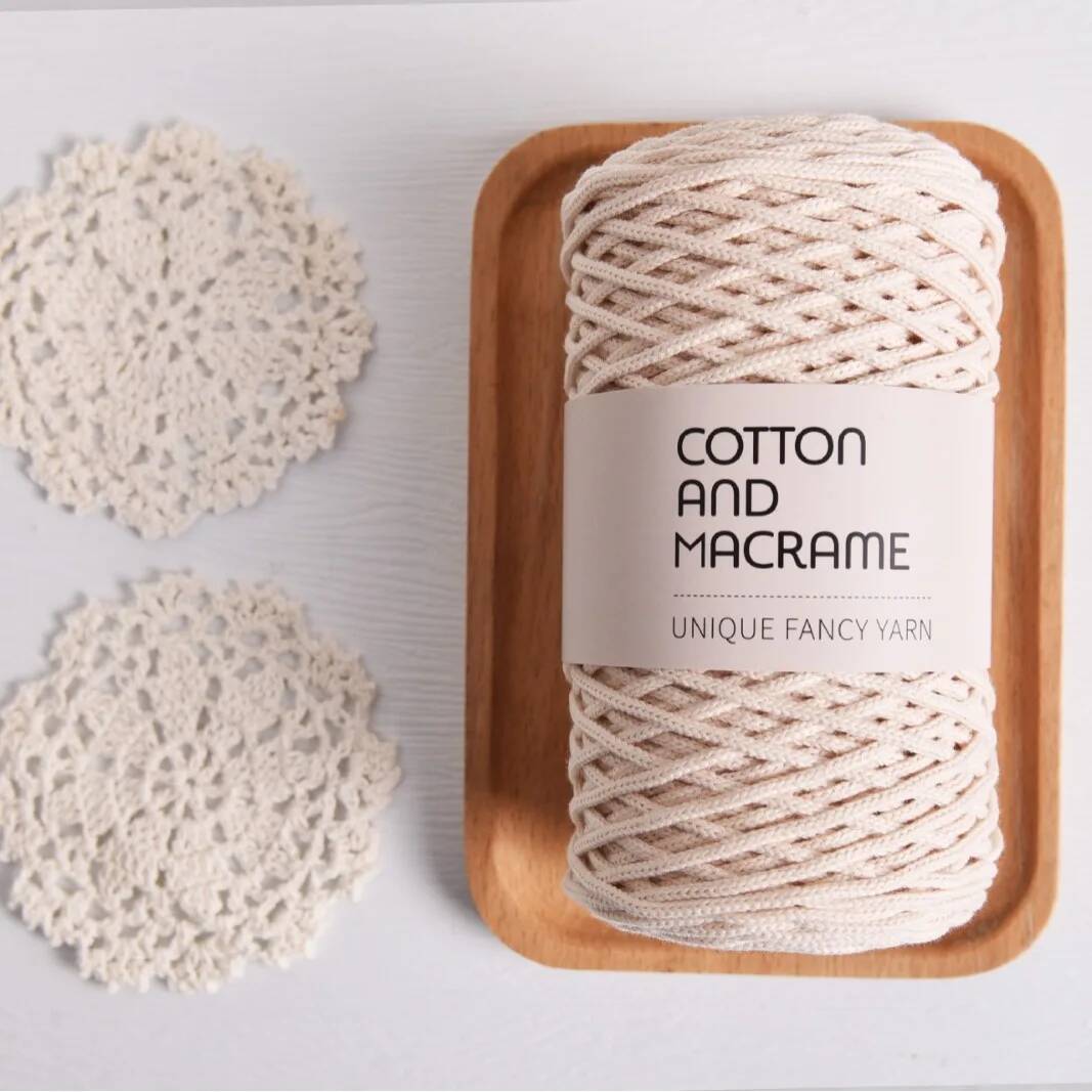 200g Pure Cotton Yarn,110m 3mm - Home Textiles Consultant ulasan dan harga