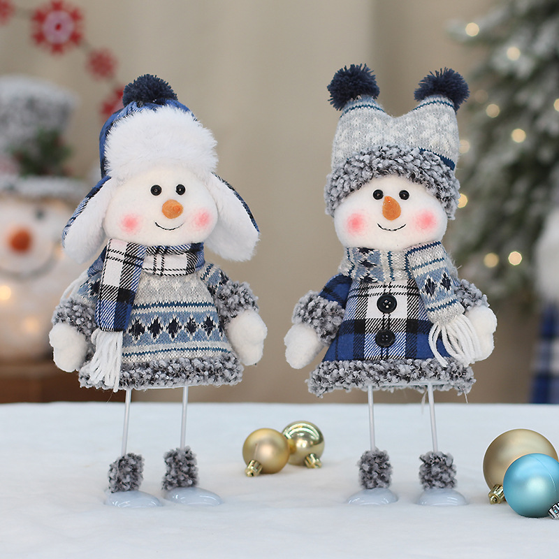 Premium Christmas Blue Fabric  - Home Textiles Premium ulasan dan harga