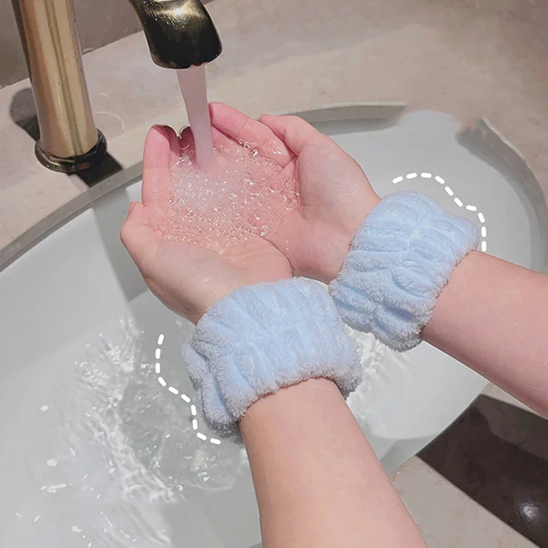 2PCS Reusable Spa Wrist Washba - Home Textiles Face Towel ulasan dan harga
