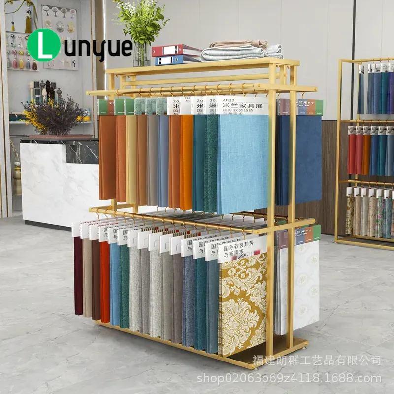 Multi Layer Silk Scarf Display - Home Textiles Exhibition ulasan dan harga
