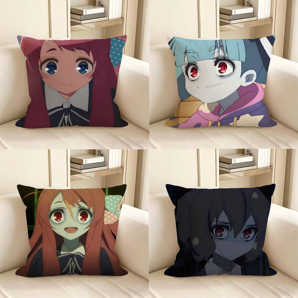 1pc Zombie Land Saga Pillow Ca - Home Landing Textiles ulasan dan harga