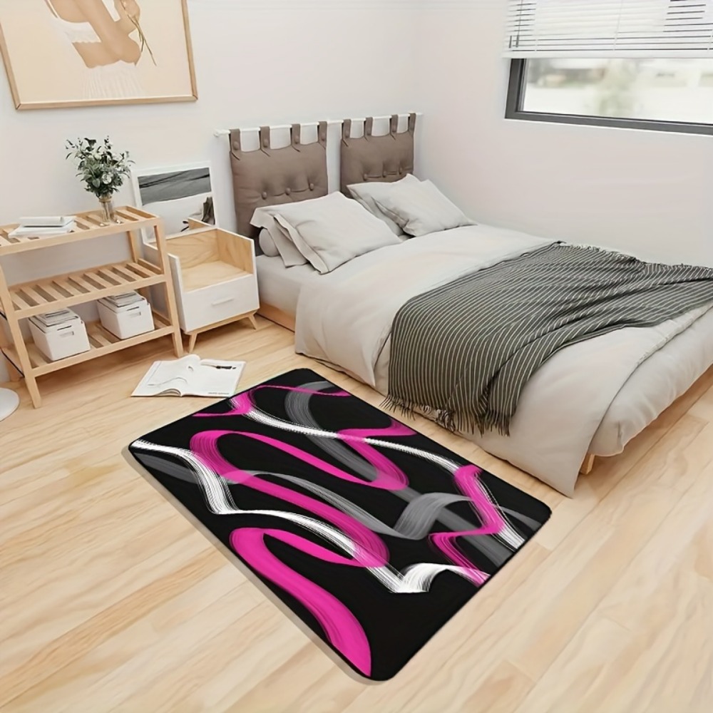 Hot Pink and Gray Black Geomet - Hot Home Of Textiles ulasan dan harga