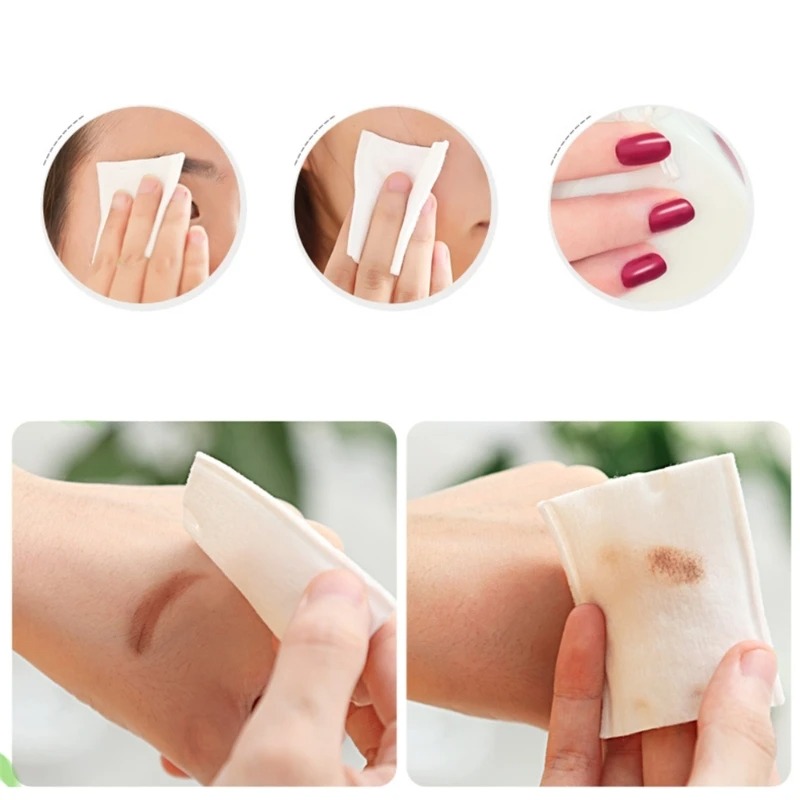 Square Cosmetic Cotton Pads Br - Home Textiles Face Towel ulasan dan harga