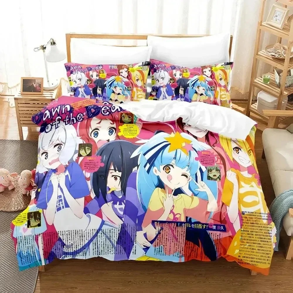 Anime Zombie Land Saga Bedding - Home Landing Textiles ulasan dan harga