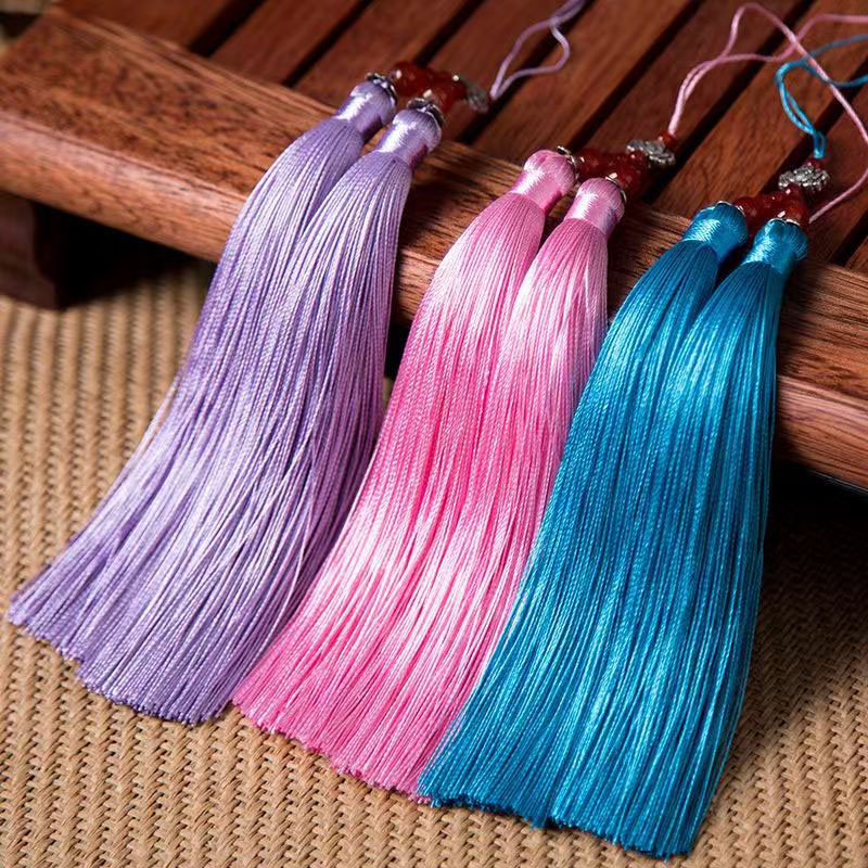 1/2Pcs 15cm Double Tassel Brus - Home Textiles Suppliers In Usa ulasan dan harga