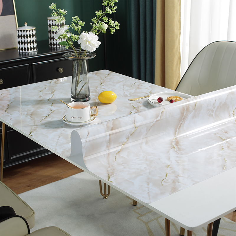 Not Transparent PVC Table Clot - Hot Home Of Textiles ulasan dan harga