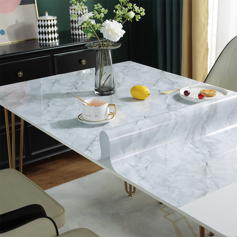Not Transparent PVC Table Clot - Hot Home Of Textiles ulasan dan harga