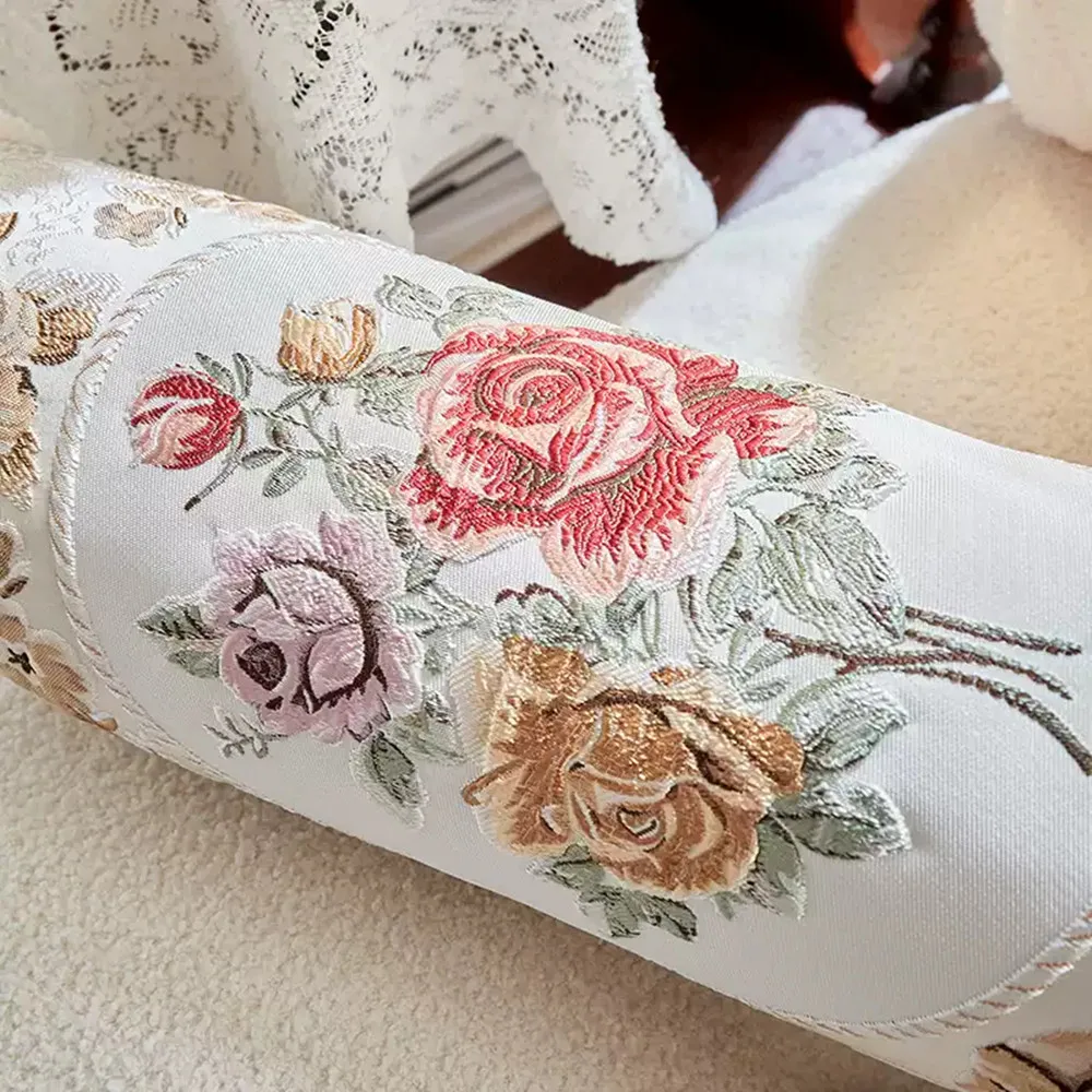 Candy Chenille Jacquard Back P - Bolster Pillow Long ulasan dan harga