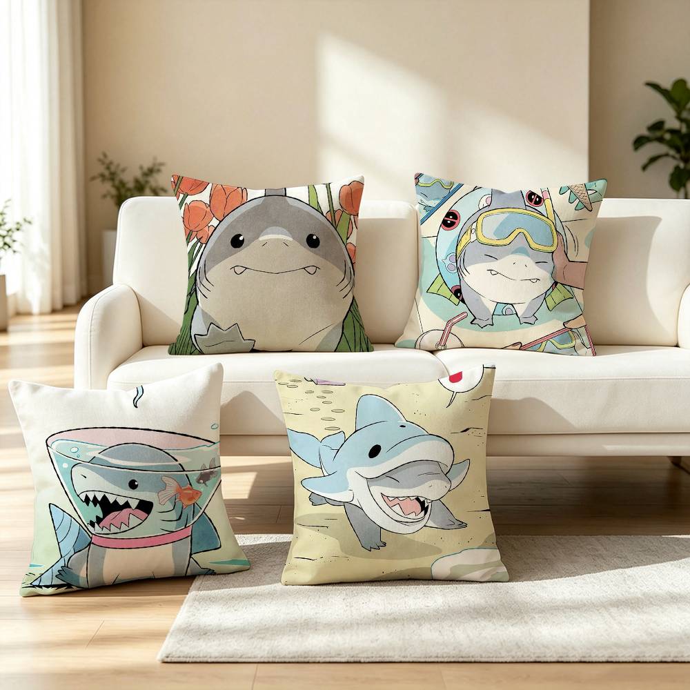Cute Jeff the Land Shark Pillo - Home Landing Textiles ulasan dan harga