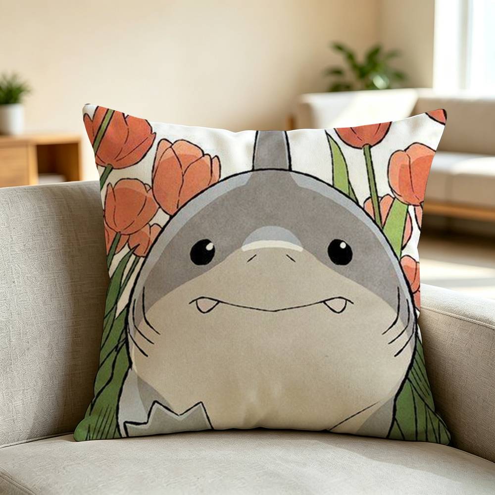 Cute Jeff the Land Shark Pillo - Home Landing Textiles ulasan dan harga