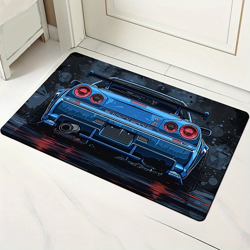 Cool Sports Car Design Doormat - Home Textiles Designer ulasan dan harga