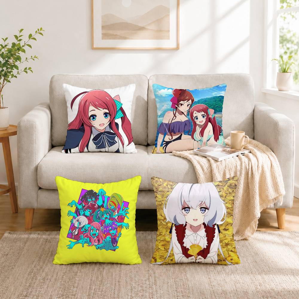 A-Anime Zombie Land Saga Pillo - Home Landing Textiles ulasan dan harga