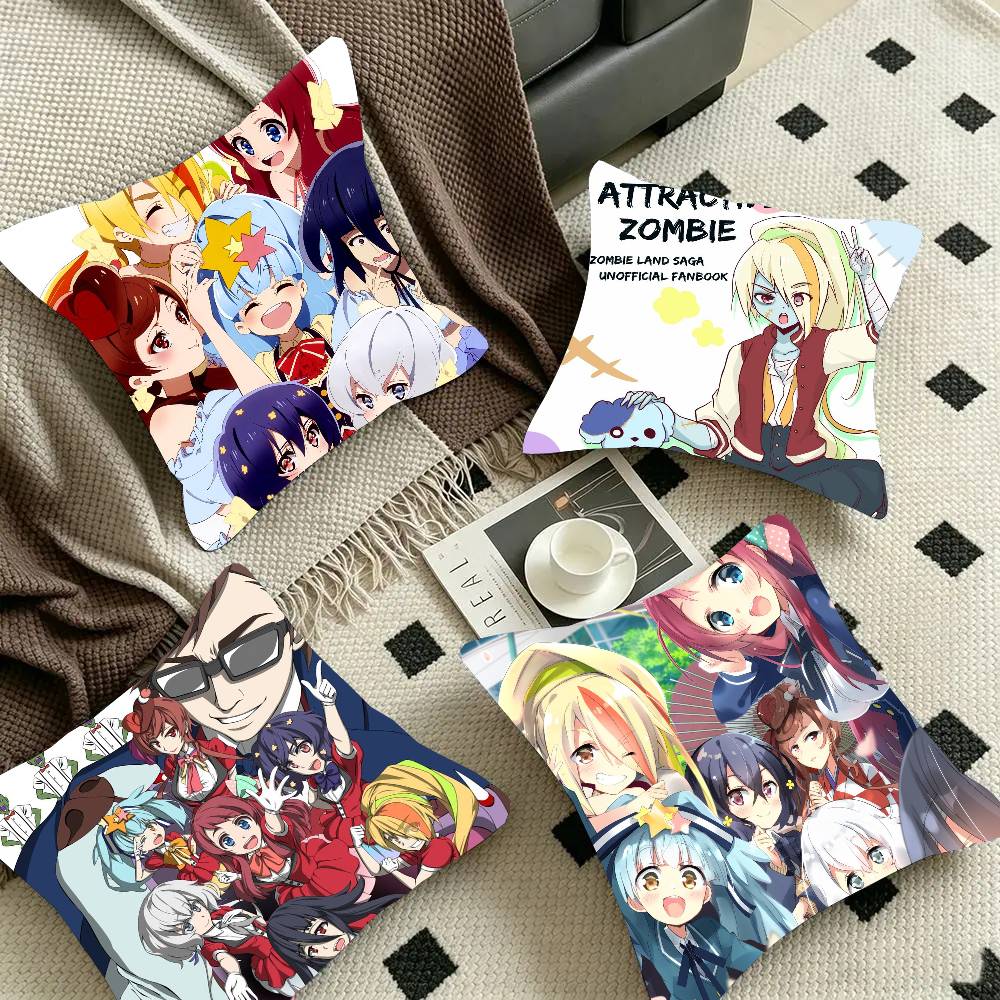 Anime Z-Zombie Land Saga Pillo - Home Landing Textiles ulasan dan harga