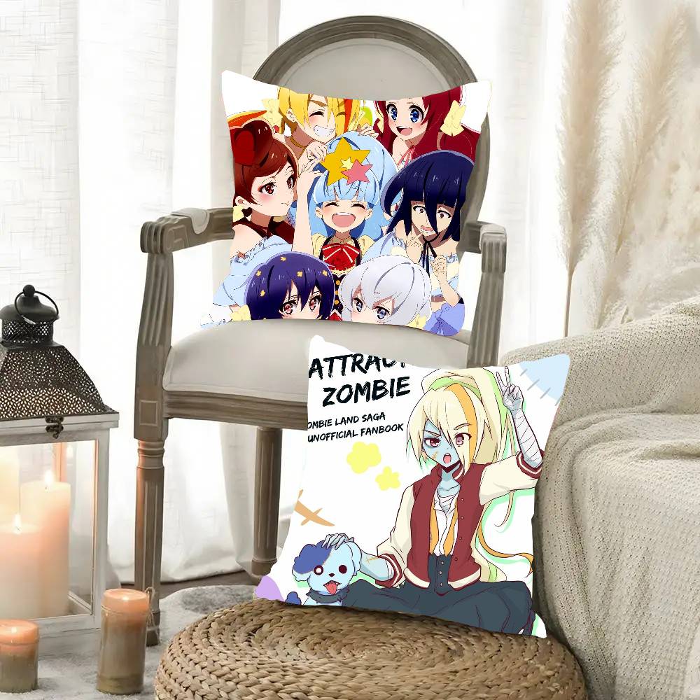 Anime Z-Zombie Land Saga Pillo - Home Landing Textiles ulasan dan harga