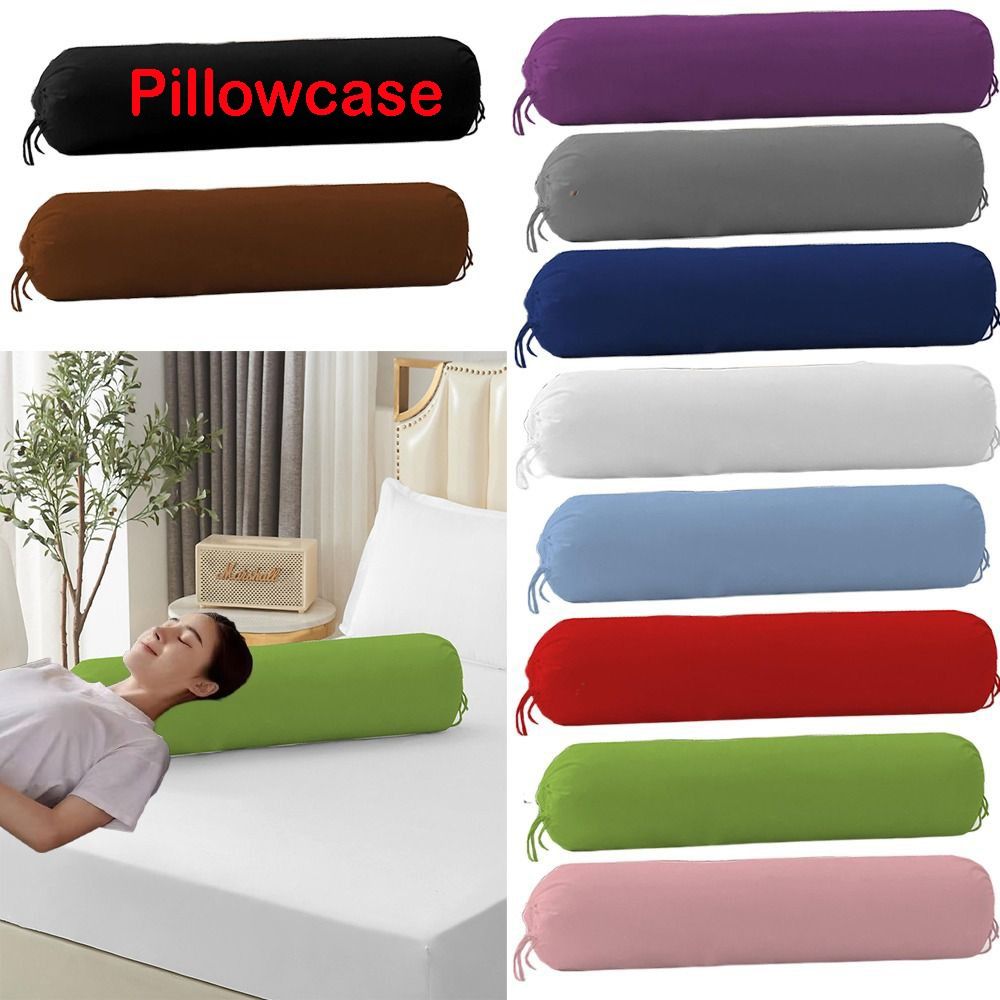 Solid Color Long Cylindrical P - Bolster Pillow Long ulasan dan harga